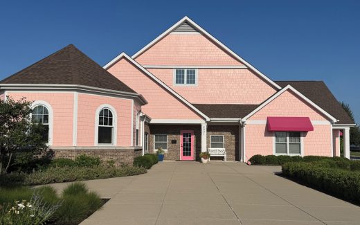 big pink Women's Care Center building exterior